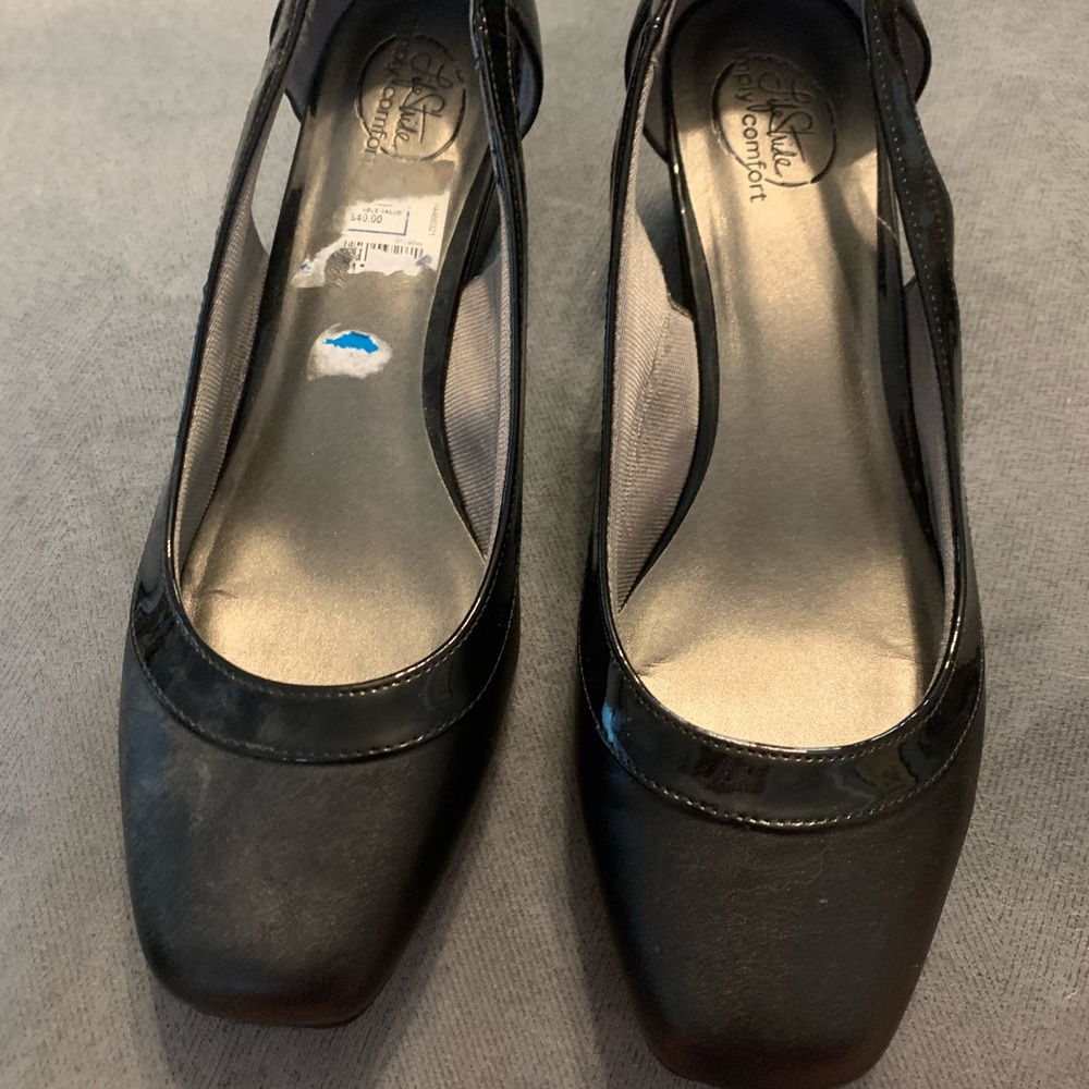 LifeStride Size 10 Black Wedge Heals